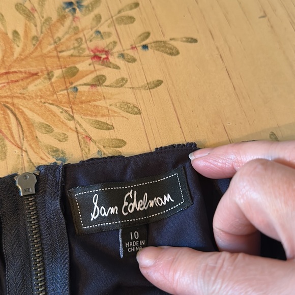 Navy blue dress like new worn once - Picture 3 of 3